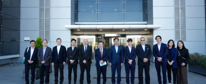 Representantes de Macao, DCH y ATJEC durante la visita del 16 de octubre de 2026.